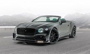 Bentley Continental GT Convertible Meets Mansory’s Black Magic