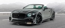 Bentley Continental GT Convertible Meets Mansory’s Black Magic