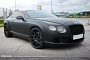 Bentley Continental GT in Matte Black Rides on PUR Wheels