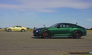 Bentley Continental GT Le Mans Drags Flying Spur Speed, and the Unthinkable Doesn't Happen
