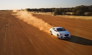 Bentley Continental GT Speed Hits 206 MPH in Australian Outback: Extreme Numbers