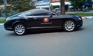 Bentley Continental GT Taxi Spotted in Vietnam