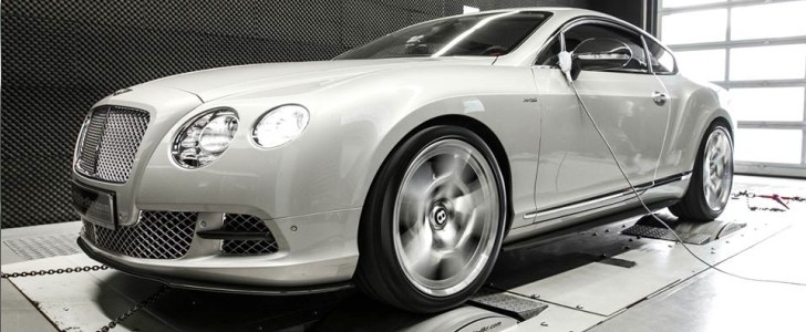 Bentley Continental GT on dyno