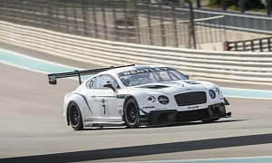 Bentley Continental GT3 Debuts with 4th Place Finish in Abu Dhabi
