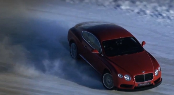 Bentley drifting