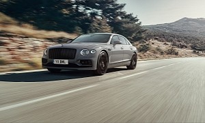 Bentley Flying Spur Gets Cambrian Grey Exterior and a Bunch of New Tech Features