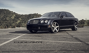 Bentley Flying Spur Shines on 22-inch Concavo Wheels