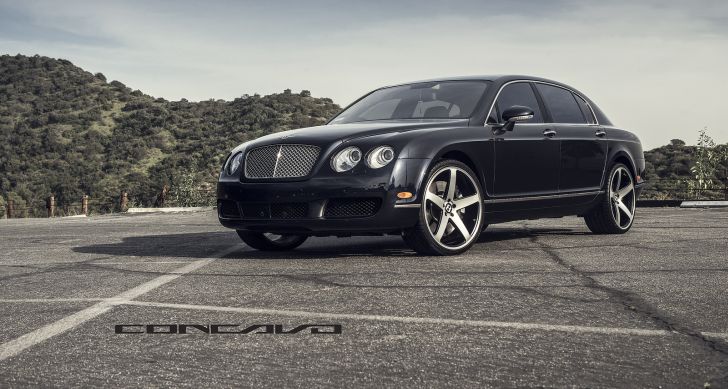 Bentley Flying Spur on 22-inch Concavo Wheels