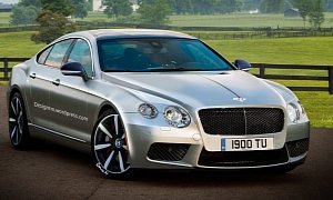 Bentley Four-Door Coupe Comes Alive in Latest Renderings