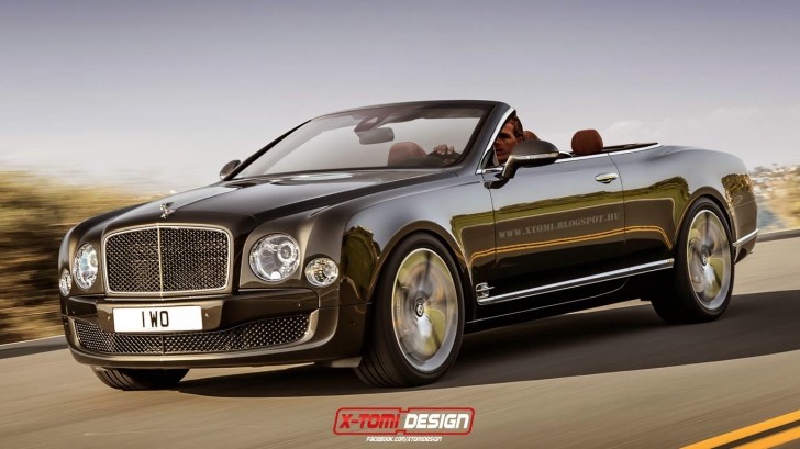 Bentley Mulsanne Speed Convertible Rendering