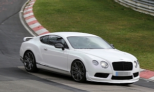 Bentley Spied Testing New Continental GT V8 Version with Extreme Aerodynamics