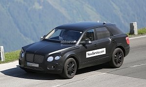 Bentley SUV Interior Revealed in Prototype’s First Spyshots