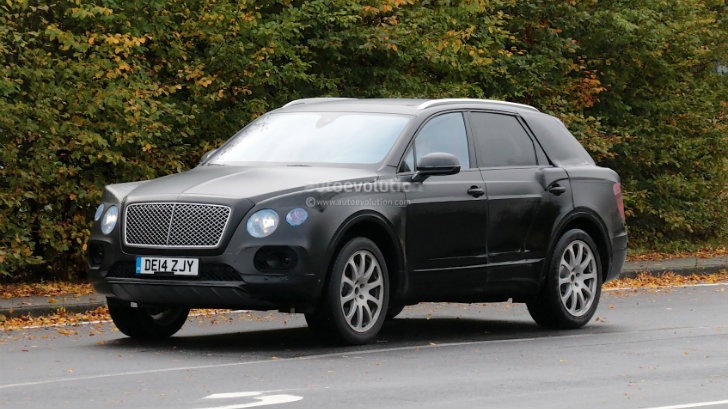 Bentley SUV Spied Near the Nurburgring