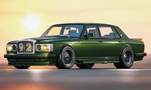 Bentley Turbo R Land Yacht Prepares to Become an Outlaw, Witness the Digital Birth
