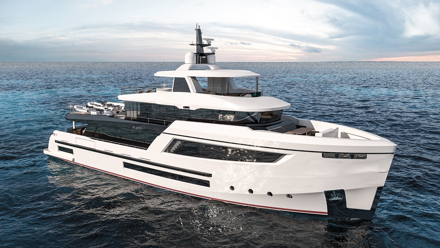 Bering B125 Is a Stylish and Elegant, yet Capable Explorer Yacht ...