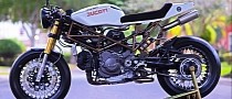 Bespoke Ducati “1GP” Holds 900SS Powertrain Componentry Inside a Monster’s Skeleton