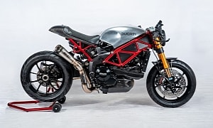 Bespoke Ducati Multistrada Replaces Stock ADV Attire With Handmade Cafe Racer Overalls