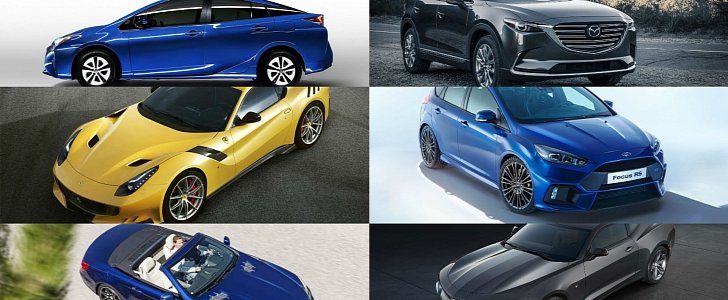 Best Cars of 2015 Collage