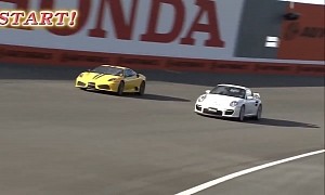 Best Motoring Roll Race: Ferrari 430 Scuderia vs. 997 Porsche 911 GT2
