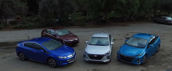 Best PHEV Comparison Shows Hyundai Ioniq, Prius Prime, Volt and Honda Clarity