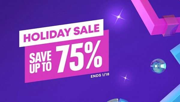 Sony PlayStation Store "Holiday Sale" key art