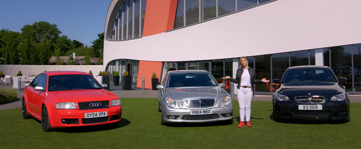 Best Used Sports Sedans: Fifth Gear Tests E60 M5, W211 E55 AMG and RS6