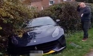 Best Way to Cross the Owner of a Crashed Ferrari F12: “You Can’t Park There, Mate”
