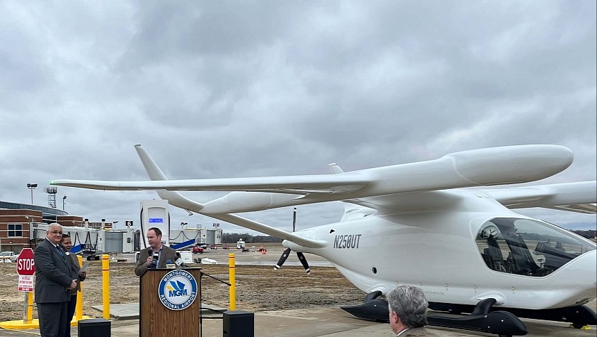 The MGM electric aircraft charger is the latest one added by Beta to its national network