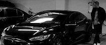 Beyonce Shares Photo of Jay Z's New Tesla Model S