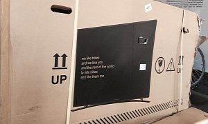 Bicycle Delivery Damage Lowers As Company Prints an HD TV On the Box