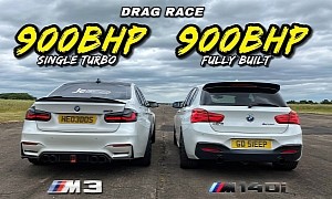 Big Guns to a Fistfight: 900-HP BMWs Drag Race, Who Cares About the Loser?
