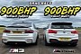 Big Guns to a Fistfight: 900-HP BMWs Drag Race, Who Cares About the Loser?