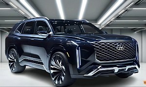 Big Hyundai Palisade Family SUV Gets Another Facelift, Albeit Only in Fantasy Land