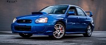 Big-Mile 2004 Subaru Impreza WRX STi Shines Affordable in World Rally Blue