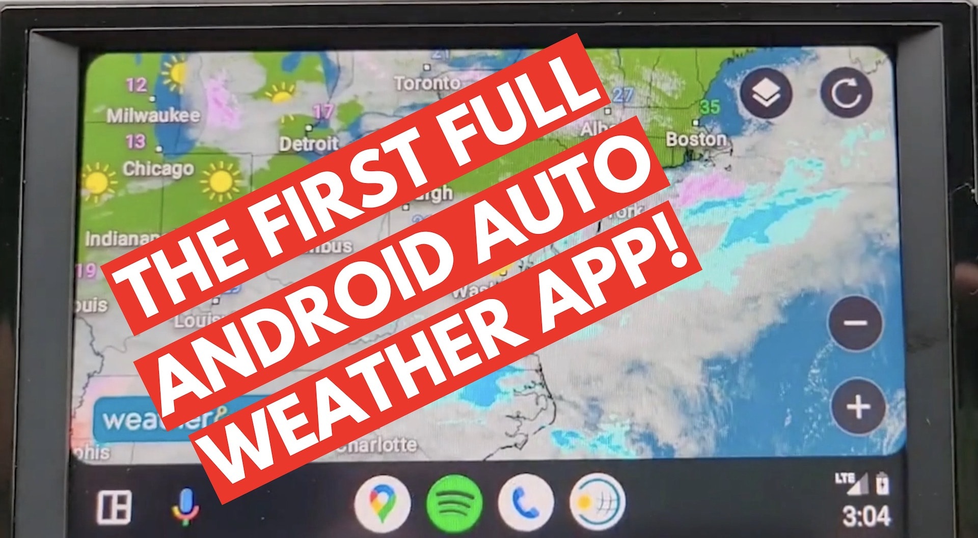 weather app for car travel