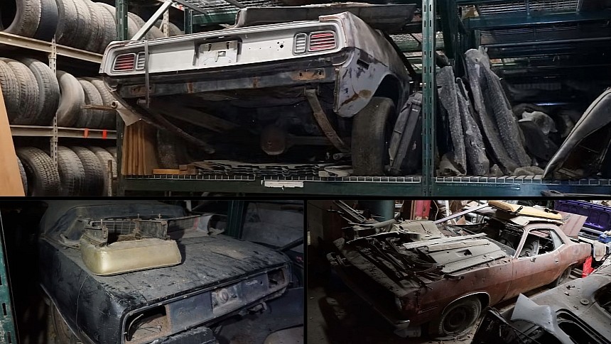 Dodge Challenger & Plymouth Cuda barn finds