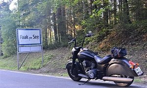 Biggest Indian Motorcycles Group in Europe Riding To Faak Am See