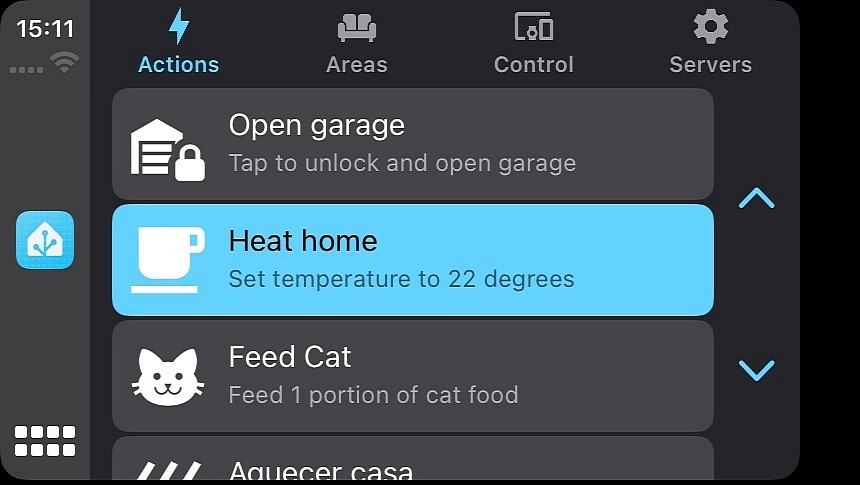 Home Assistant on CarPlay