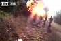 Bike Crashes, Catches on Fire, Finally Explodes