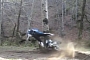 Bike Hits the Tree, Rider Misses It by Inches