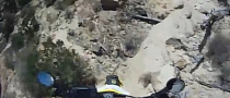 Biker Dives Off Cliff, Miraculously Alive and in One Piece