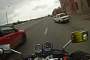 Biker Wrecks Car after Insanely Close Call