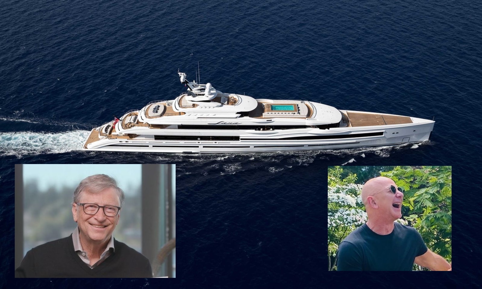 Bill Gates Parties With Jeff Bezos Onboard the LANA Superyacht for His 66th Birthday - autoevolution