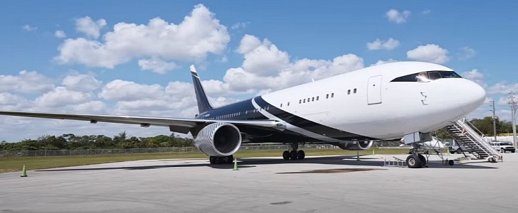 This Boeing 767-200(ER) is billionaire John H. Ruiz's $38 million private jet