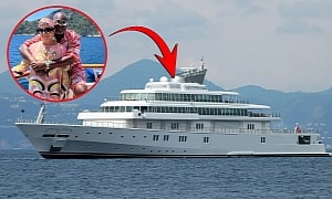 Billionaire's $400M Megayacht Defaced With Paint While Kris Jenner Was Lunching Onboard