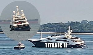 Billionaire’s $40 Million Superyacht "Australia" Runs Aground, Is Left Stranded
