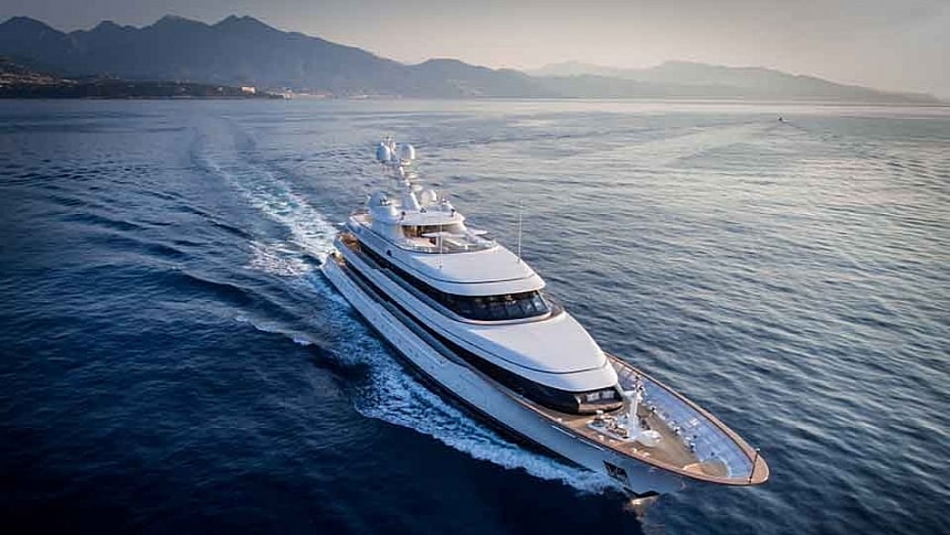 The 2012 Feadship Drizzle was originally built for almost $100 million