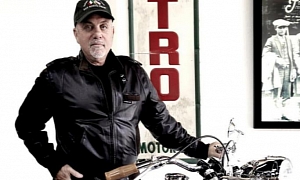 Billy Joel Rides a Custom Yamaha Virago