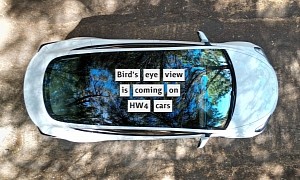 Bird's Eye View Feature Coming to Tesla Courtesy of Hardware 4 Sensor Suite