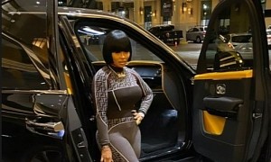 Blac Chyna Rides Around in “Six Digits” Rolls-Royce Cullinan, Can’t Pose Without It